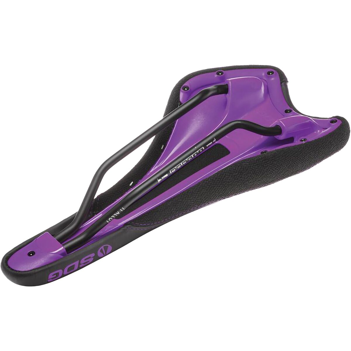 purple mtb saddle