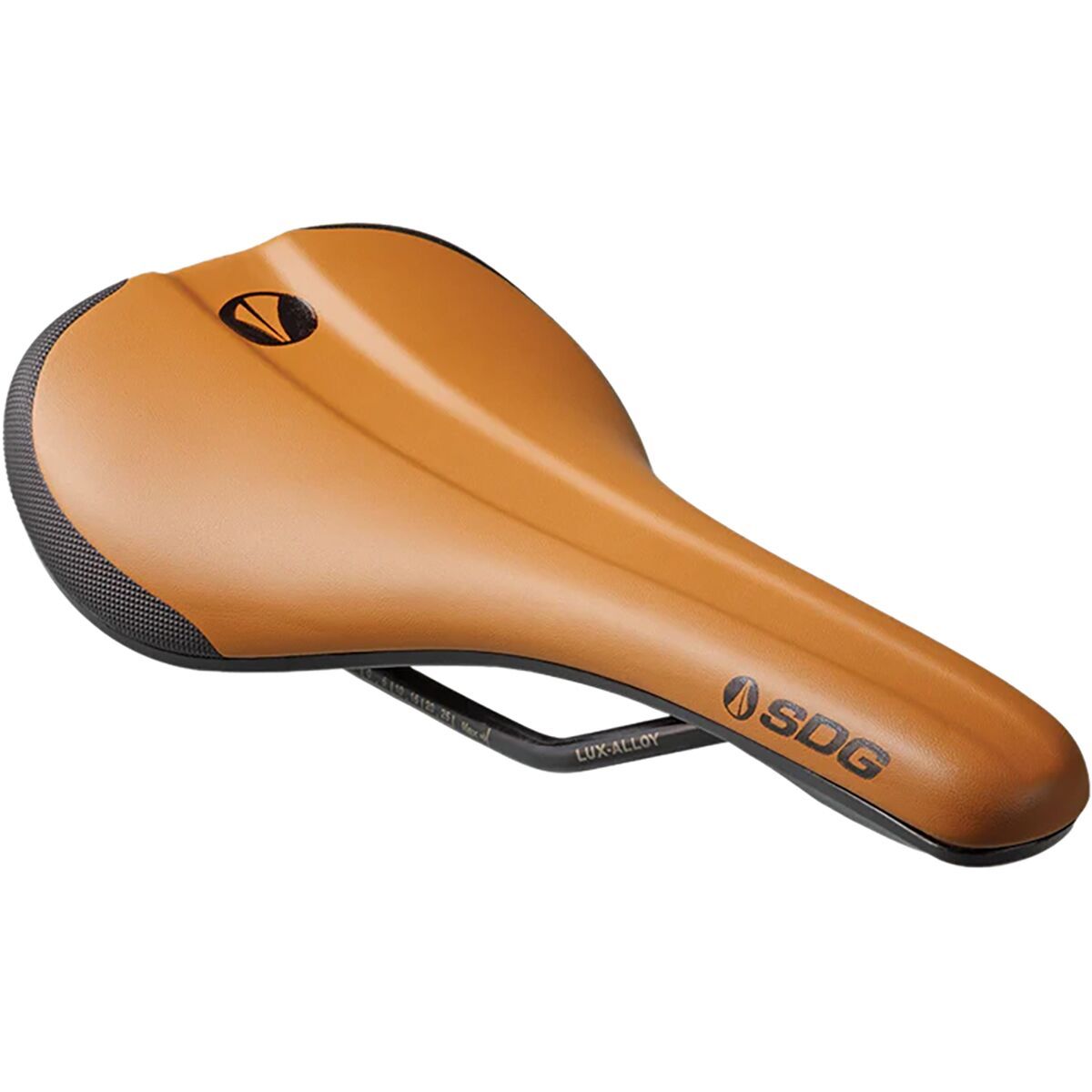 SDG Components Bel-Air V3 Lux-Alloy Saddle Black/Brown, 140mm