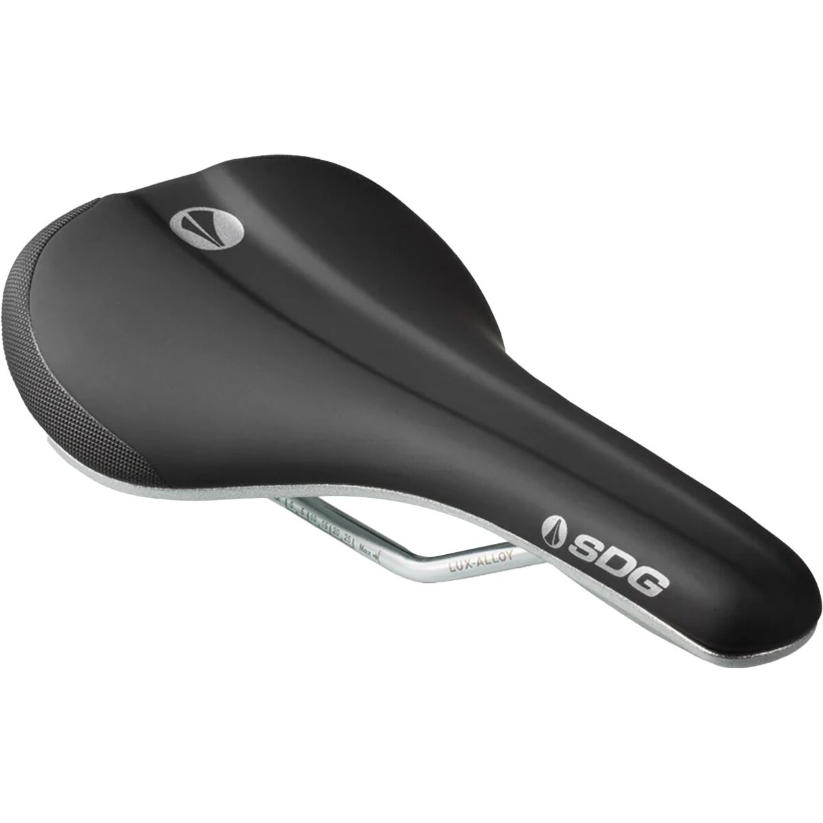Sdg Components SDG Components Bel-Air V3 Lux-Alloy Saddle Black/Turquoise, 140mm
