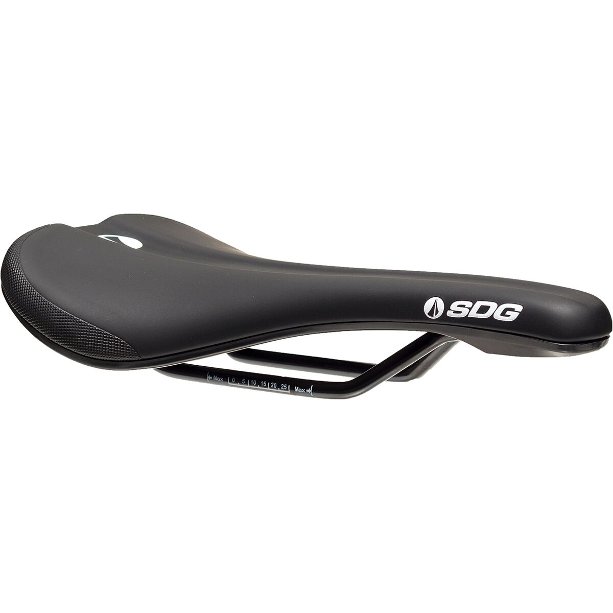 Sdg Components SDG Components Bel-Air V3 Steel Saddle Black/White, 140mm