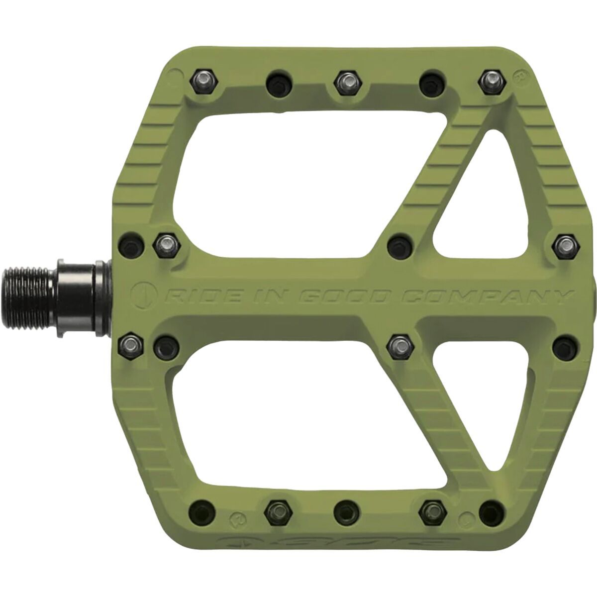 SDG Components Comp Pedals Olive Green, One Size