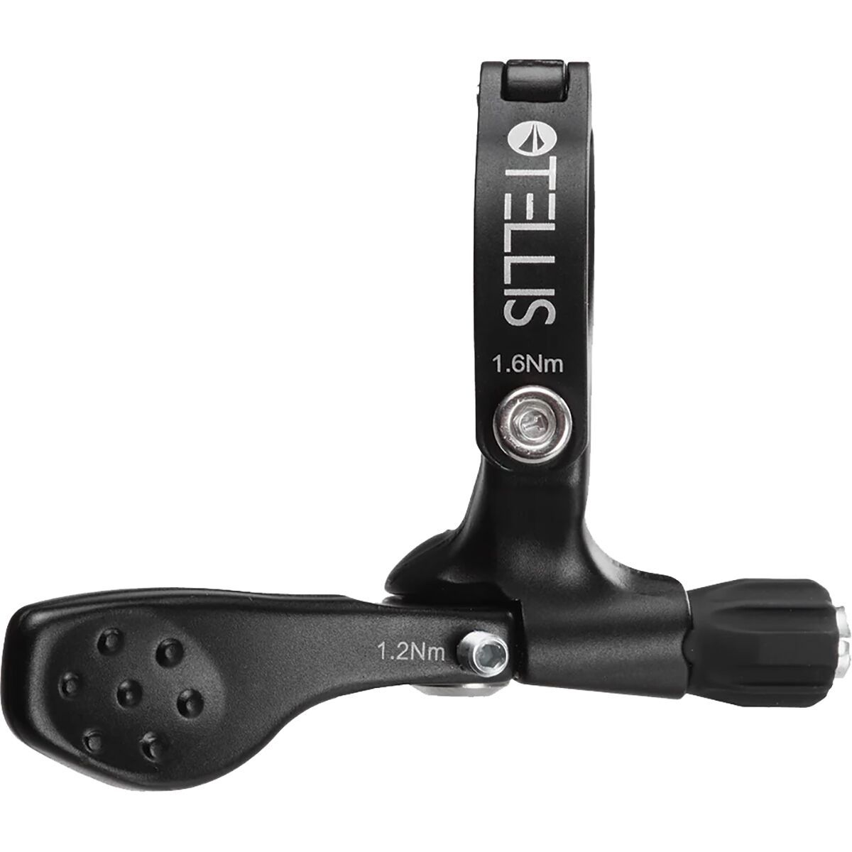 SDG Components Tellis Remote - 22.2mm Clamp Black, Lever + Integrated 22.2mm Bar Clamp Mount