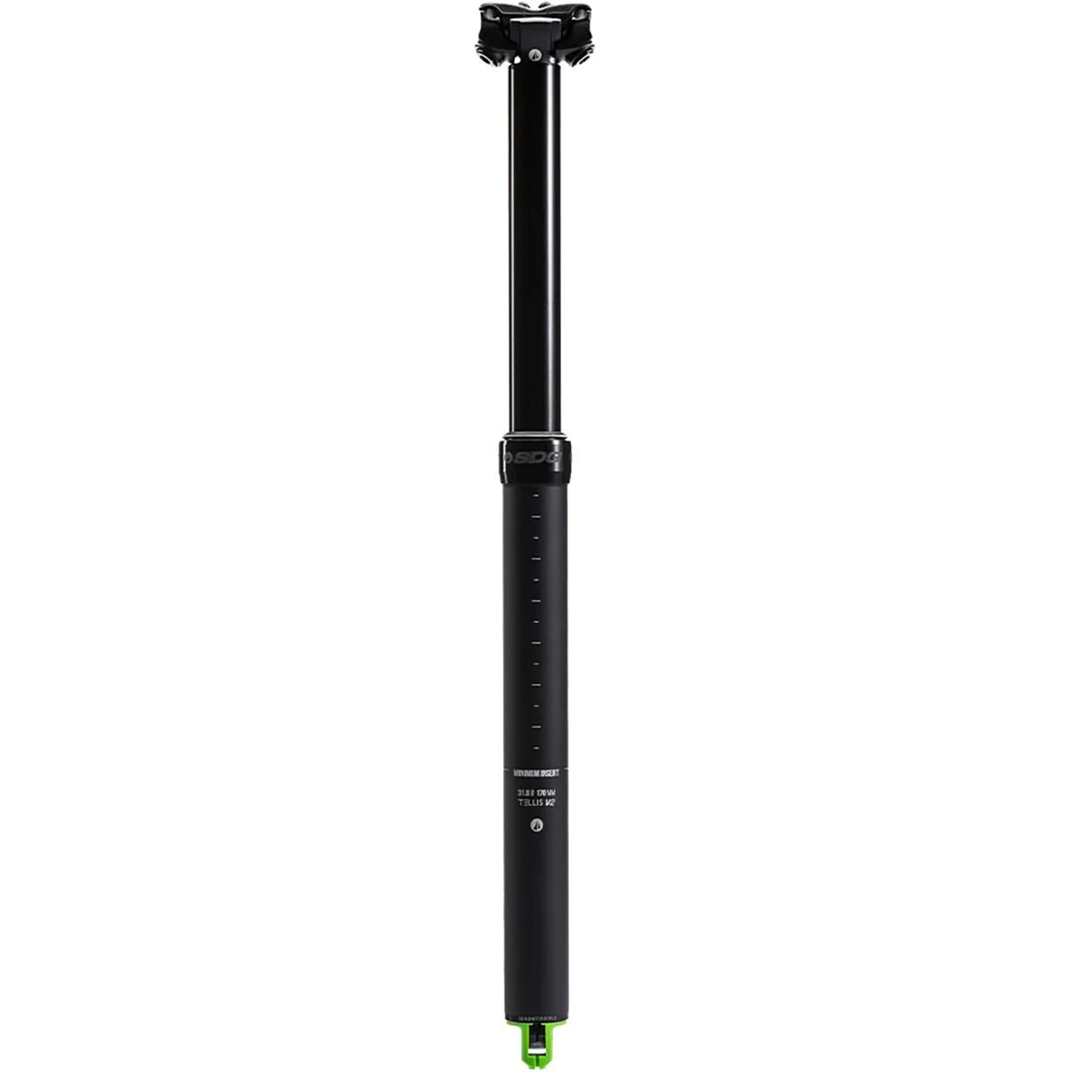 SDG Components Tellis V2 Dropper Post Black, 31.6mm, 200mm