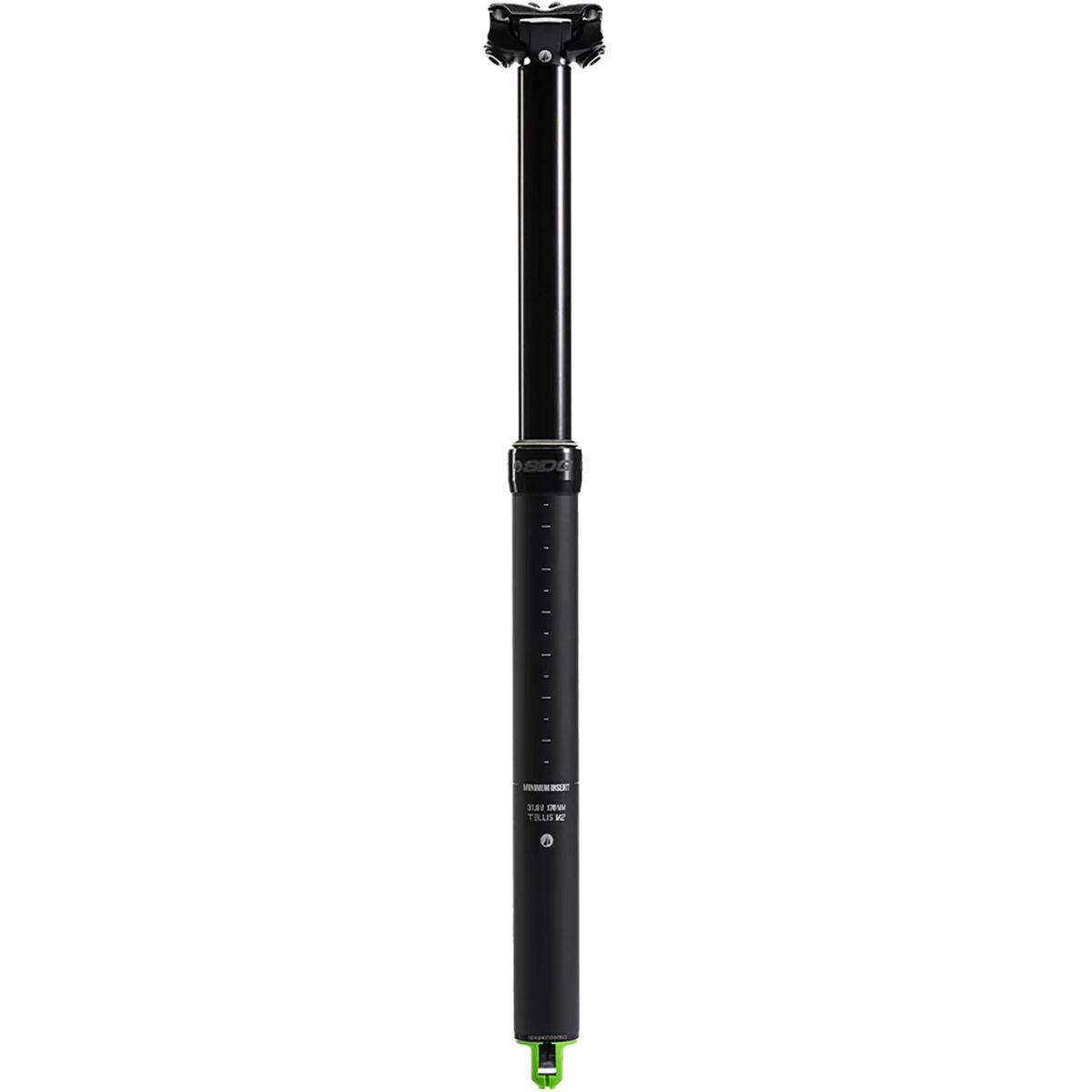 SDG Components Tellis V2 Dropper Post Black, 30.9mm, 125mm