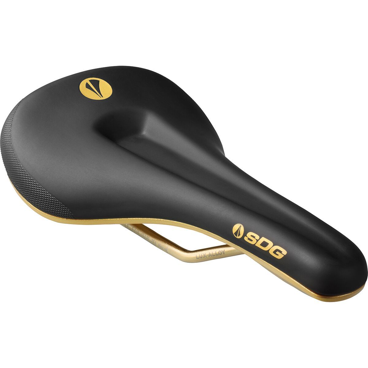 SDG Components Bel-Air V3 MAX Limited Edition Galactic Lux-Alloy Saddle Gold, 140mm
