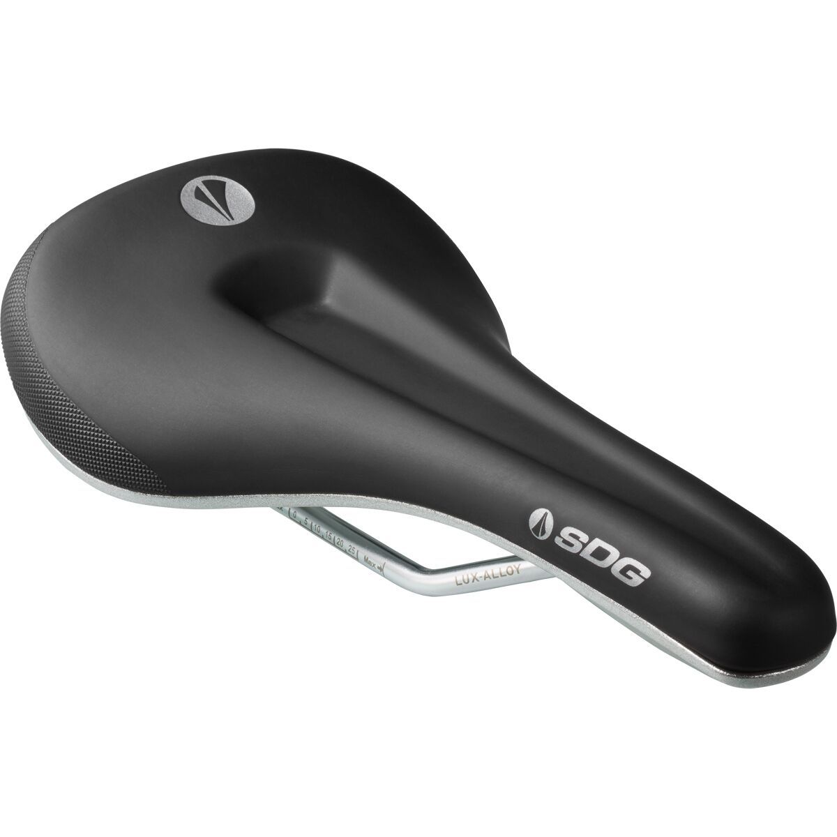SDG Components Bel-Air V3 MAX Limited Edition Galactic Lux-Alloy Saddle Silver, 140mm