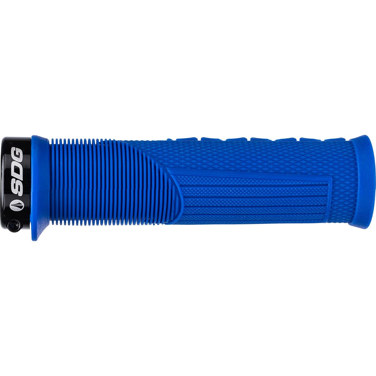 SDG Components Thrice OC Lock-On Grips Blue, 32.5mm