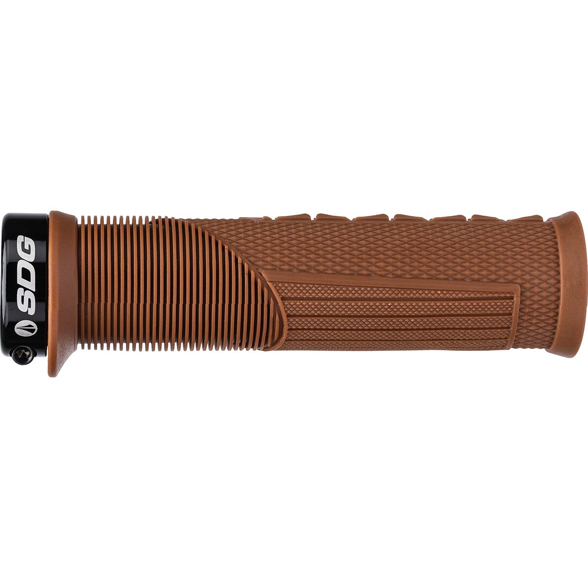 SDG Components Thrice OC Lock-On Grips Brown, 32.5mm