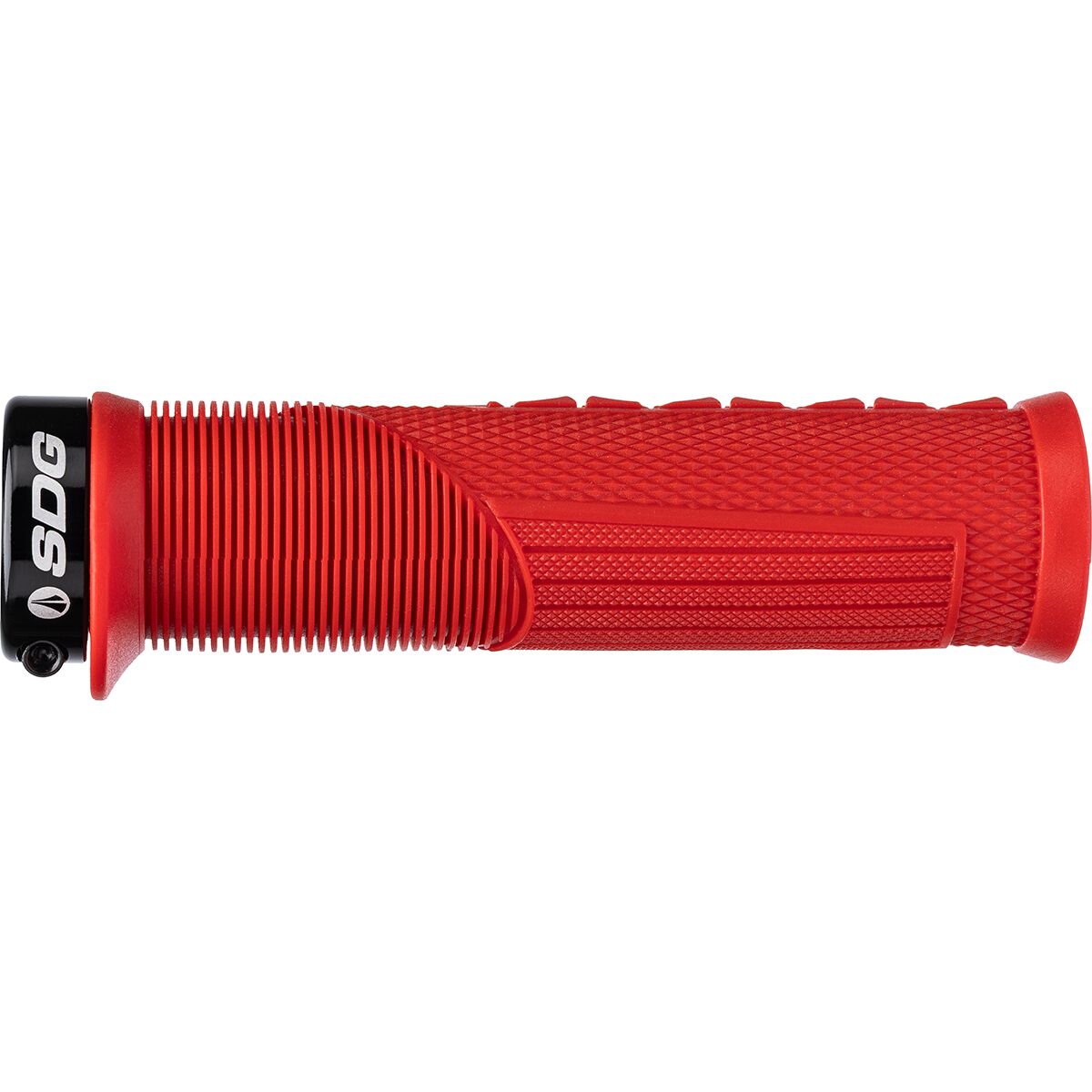 SDG Components Thrice OC Lock-On Grips Red, 32.5mm