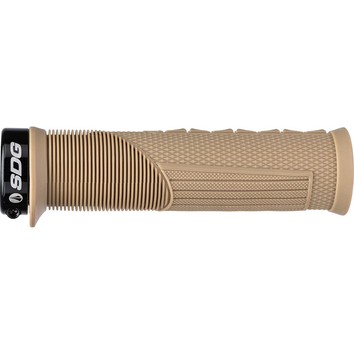 SDG Components Thrice OC Lock-On Grips Tan, 32.5mm