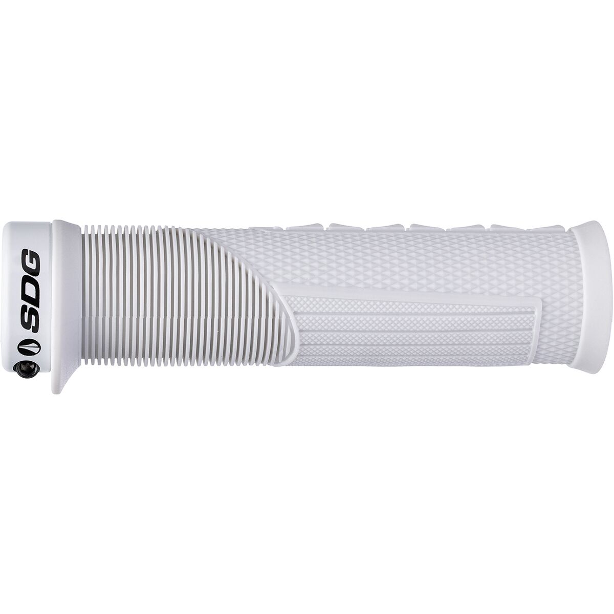 SDG Components Thrice OC Lock-On Grips White, 32.5mm