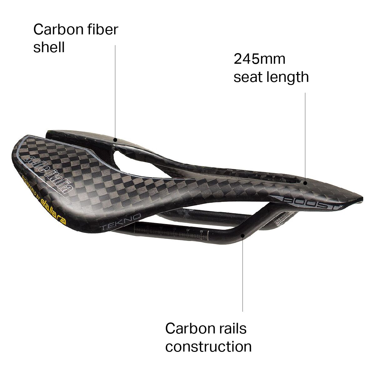 Selle Italia SP-01 Boost Tekno Superflow Saddle - Components