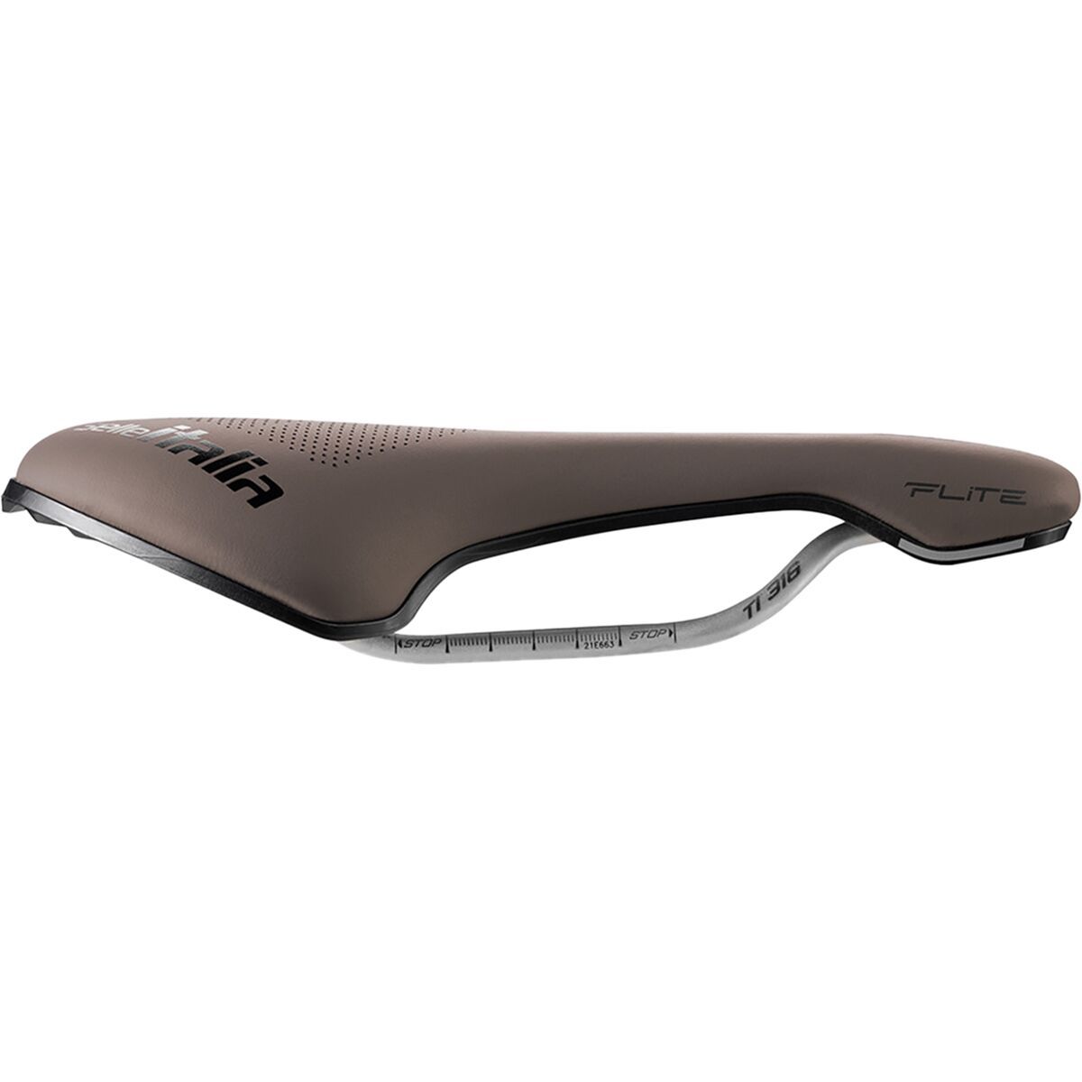 Selle Italia FLITE Boost Gravel TI316 Superflow Saddle Mud Brown, S