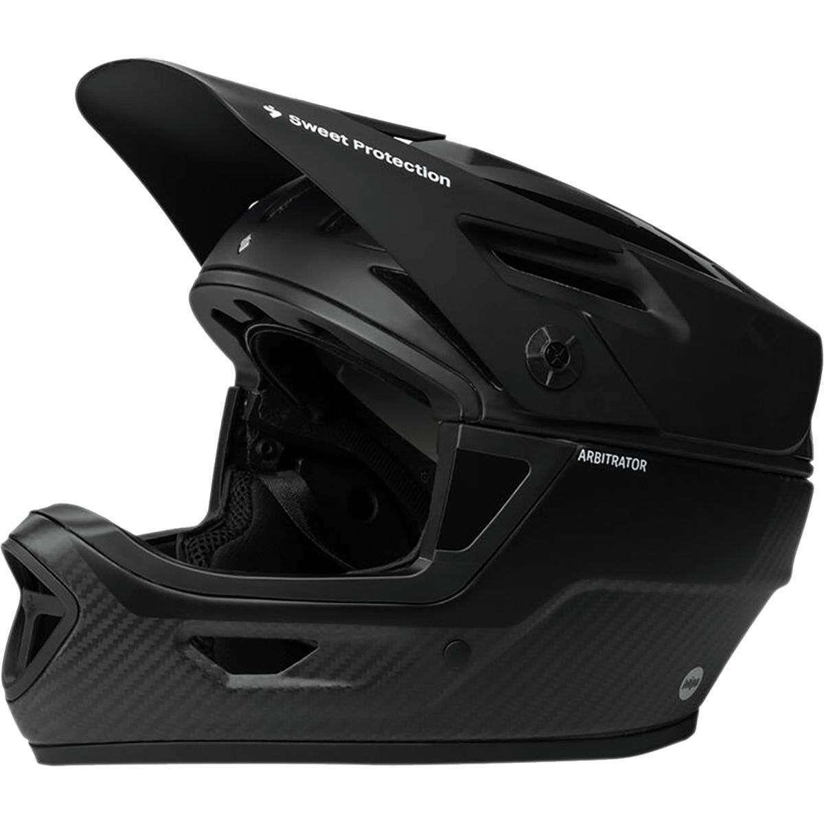 Sweet Protection Arbitrator Mips Helmet Matte Black/Natural Carbon, M/L