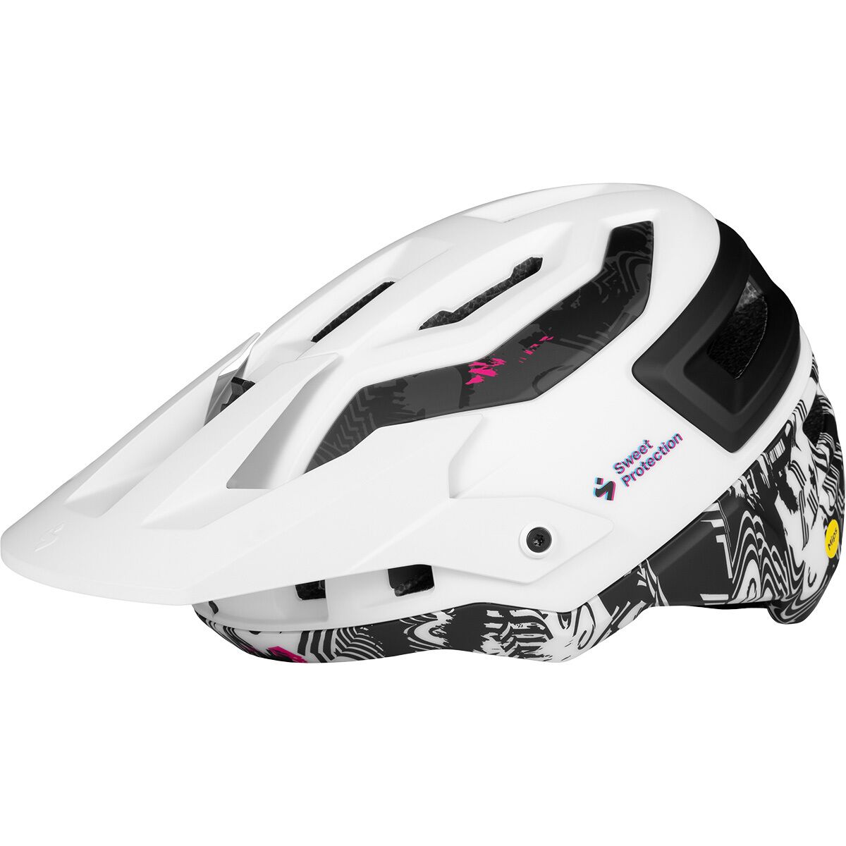 Sweet Protection Bushwhacker 2VI Mips Helmet in Block Party Limited Edition - Size: S/M