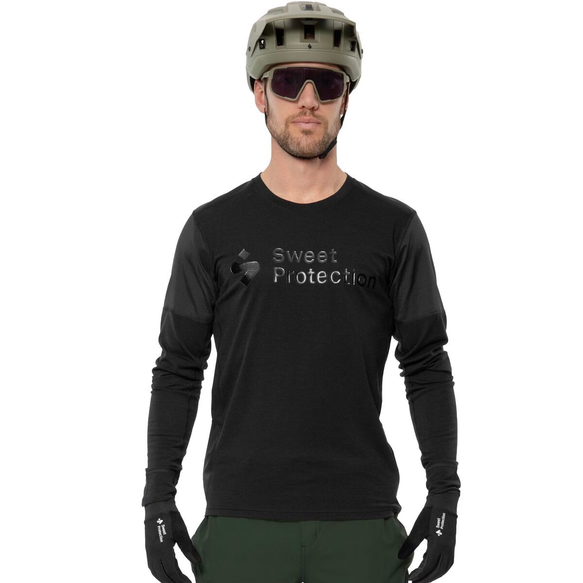 Sweet Protection Sweet Protection Hunter Merino Hybrid Long-Sleeve Jersey - Men's Turquoise, M