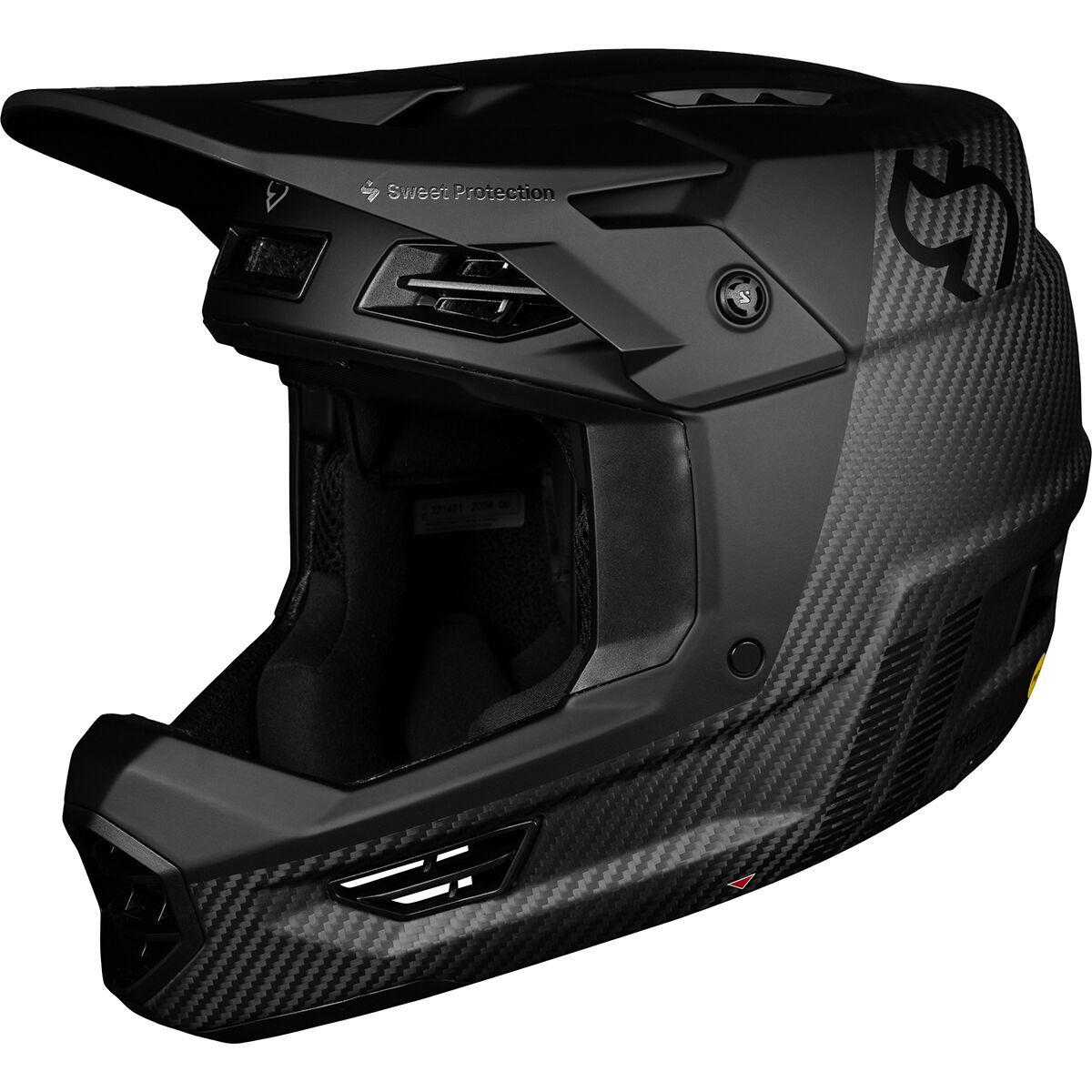 Sweet Protection Sweet Protection Fixer Carbon 2Vi MIPS Full-Face Helmet Matte Black Carbon, XS