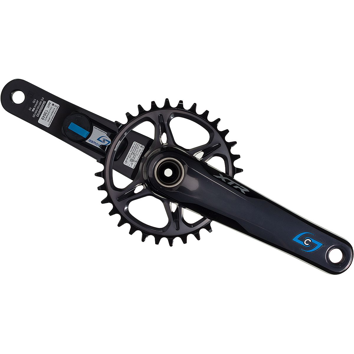 Stages Cycling Shimano XTR M9120 Gen 3 Dual-Sided Power Meter Stealth Grey, 170mm -  X91-C