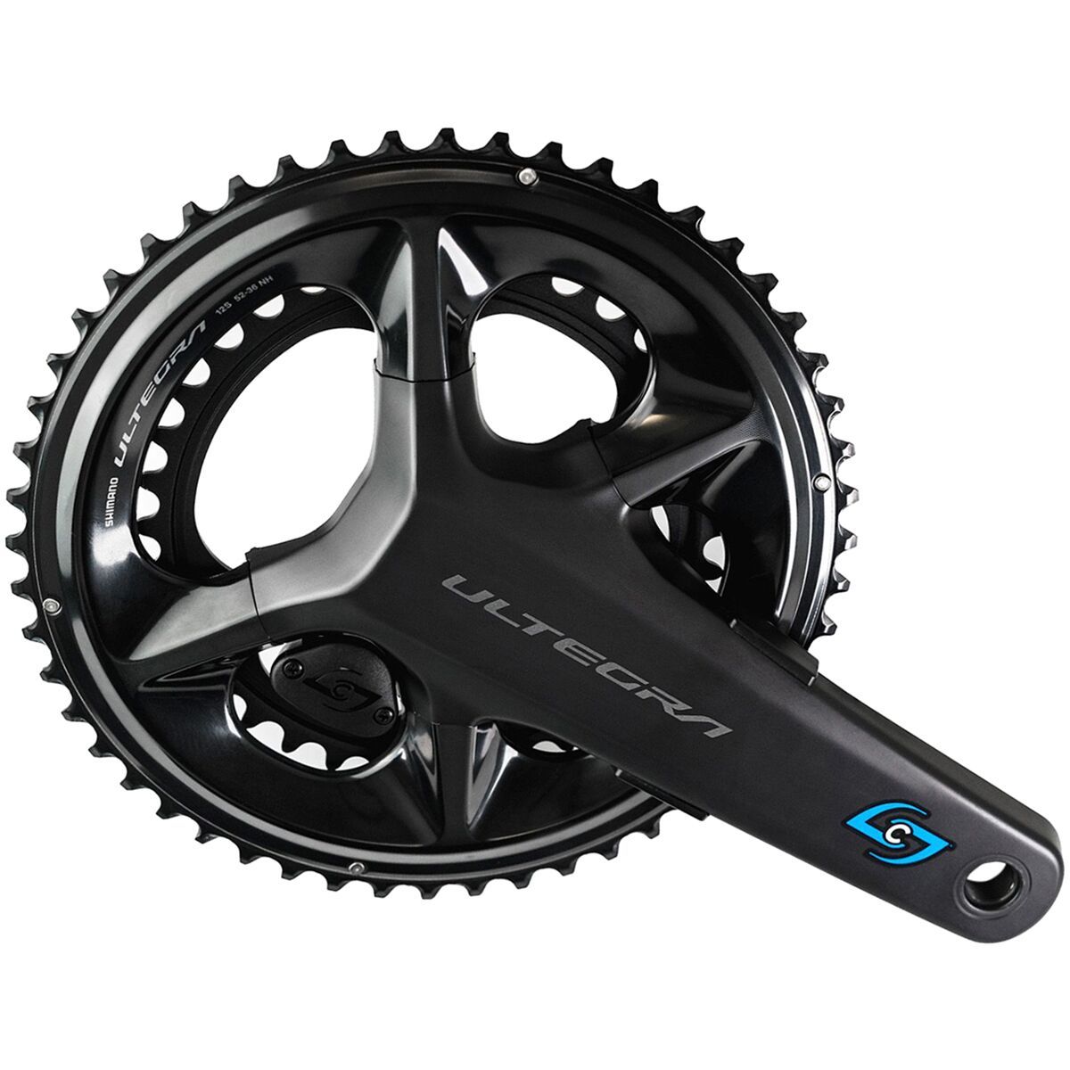 Stages Cycling Shimano Ultegra R8100 Gen 3 Dual-Sided Power Meter Crankset Black, 175mm, 50/34 -  U81-E4