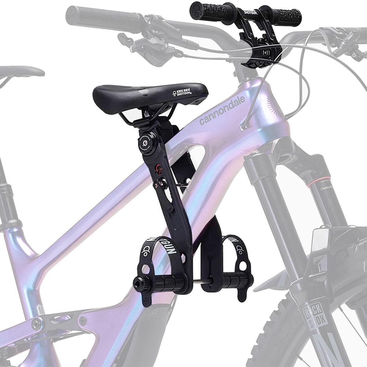 Kids Ride Shotgun Shotgun 2.0 Seat Combo Black, One Size