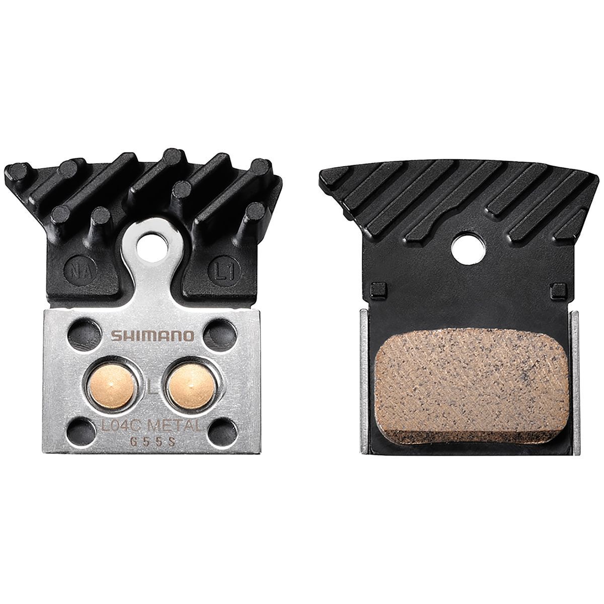 Shimano BR-RS805/RS505 Flat Mount (K04S) Scheibenbremsbeläge - Metall-Beläge Für Gravel- & Rennräder