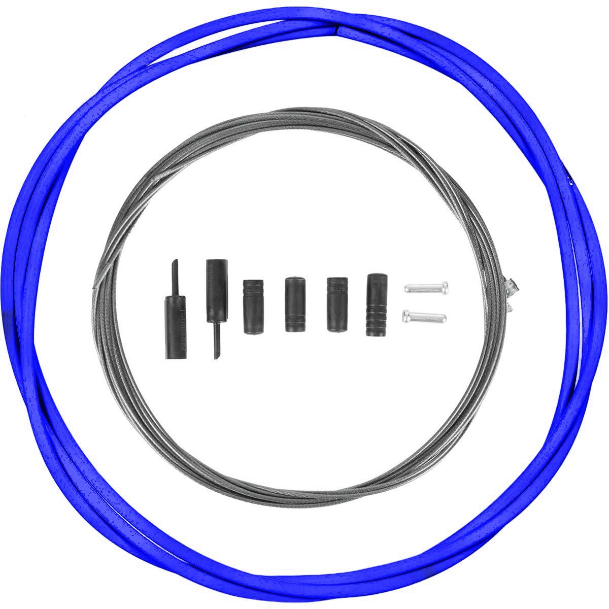 Shimano Shimano Optislick Derailleur Cable and Housing Set Blue, One Size