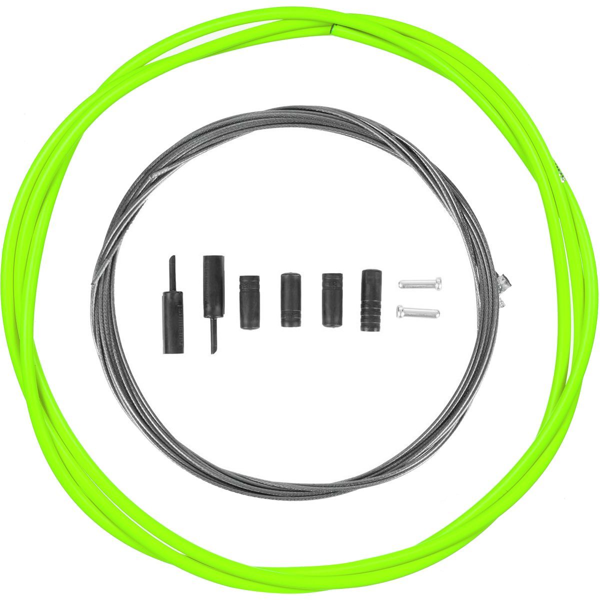 Shimano Shimano Optislick Derailleur Cable and Housing Set Green, One Size