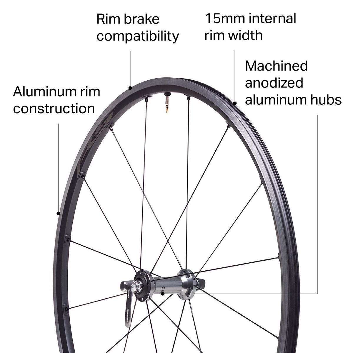 Shimano Ultegra WH-RS500 Road Wheelset - Tubeless