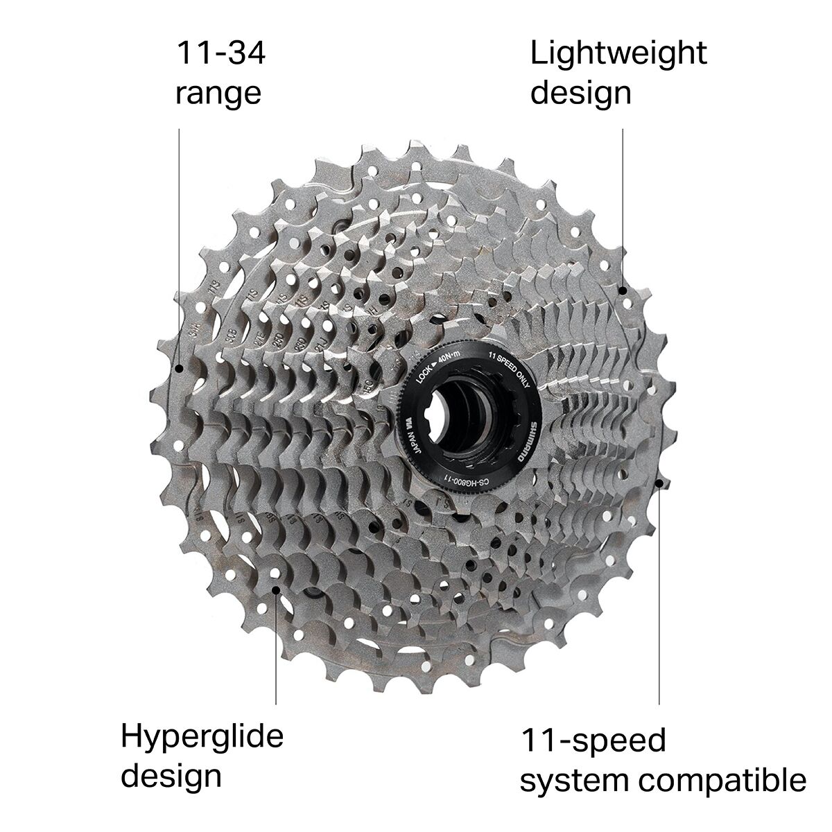 Bediende pad huilen Shimano Ultegra CS-HG800 Cassette - Components