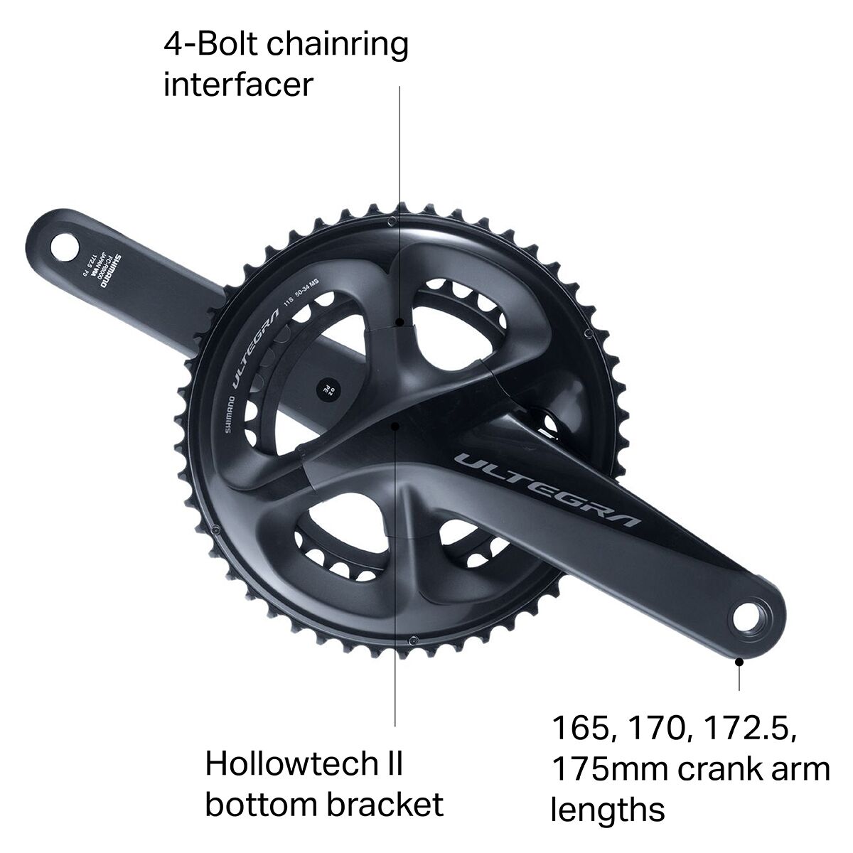 Shimano Ultegra FC-R8000 Crankset - Components