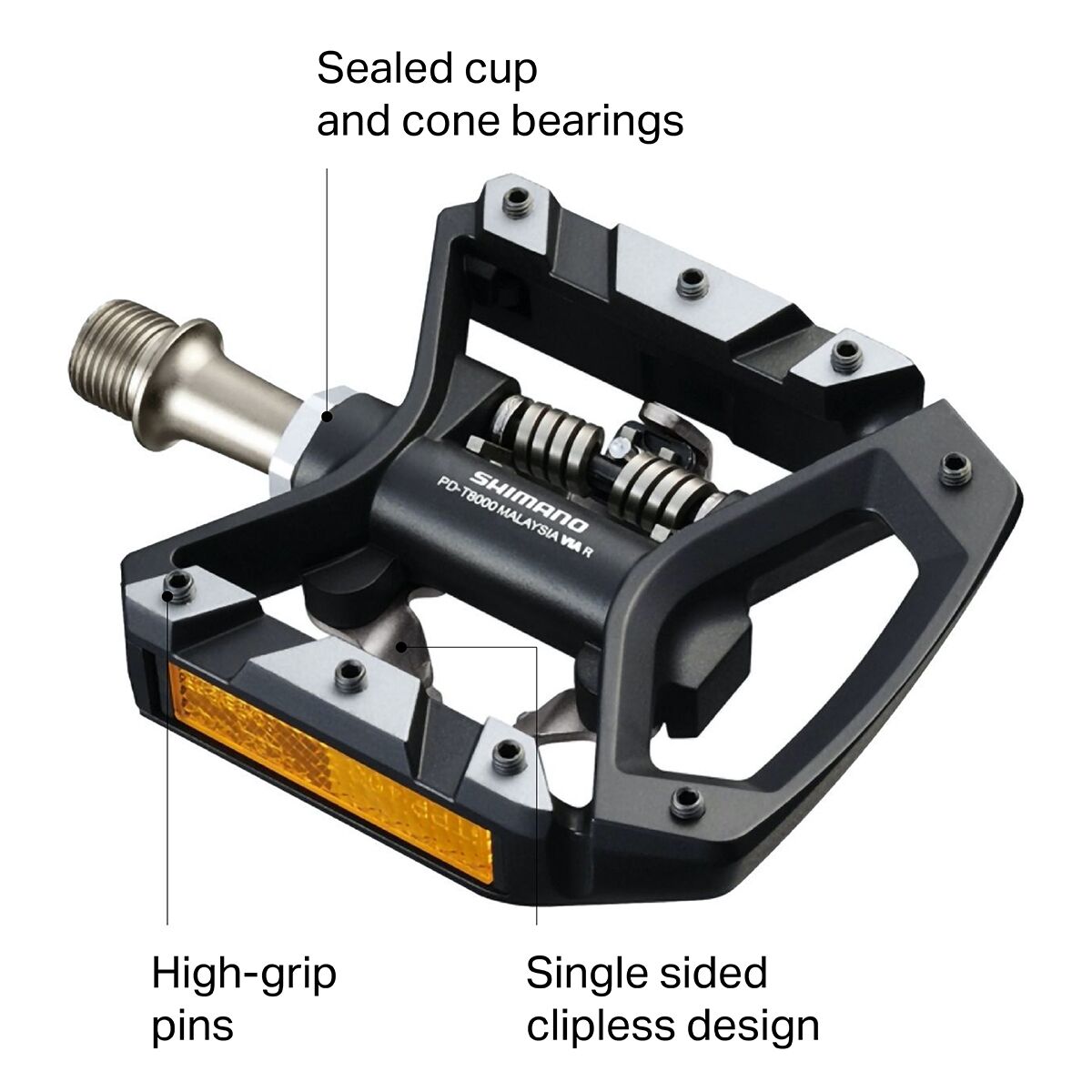 Shimano double sided mtb pedals sales