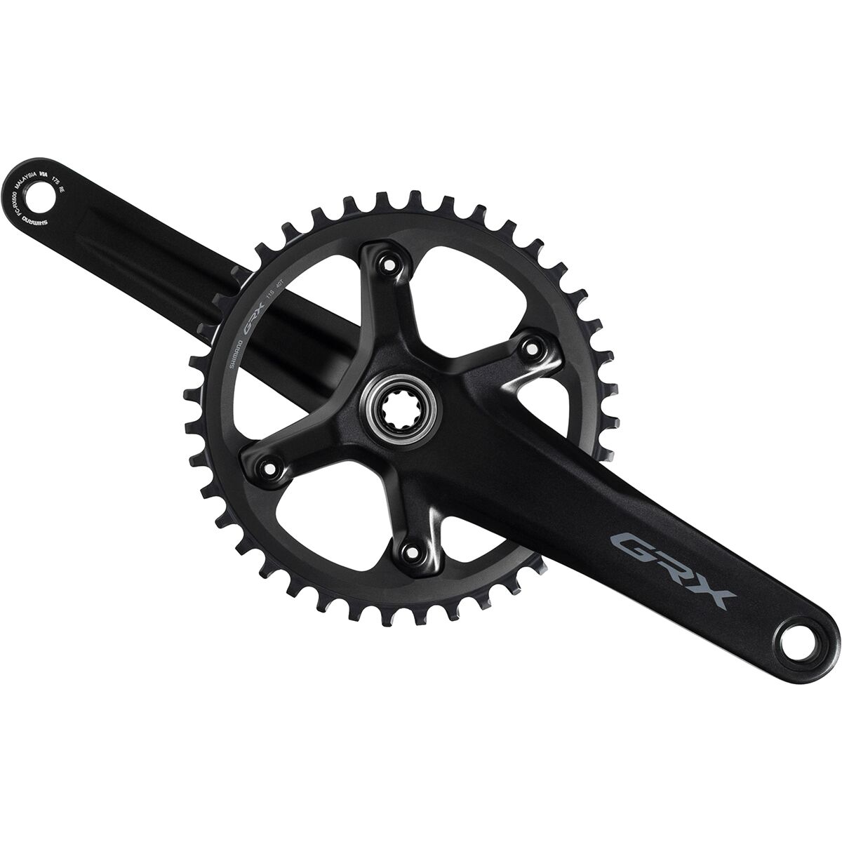 Shimano Shimano GRX FC-RX600 1x Crankset Black, 172.5mm, 40T