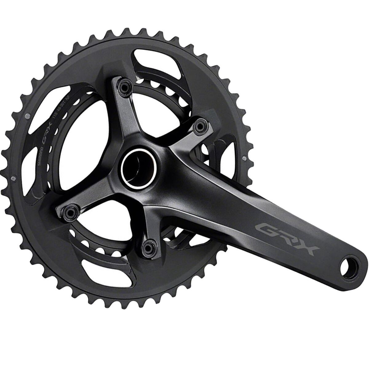 Shimano Shimano GRX FC-RX600 Crankset Black, 172.5mm, 30/46