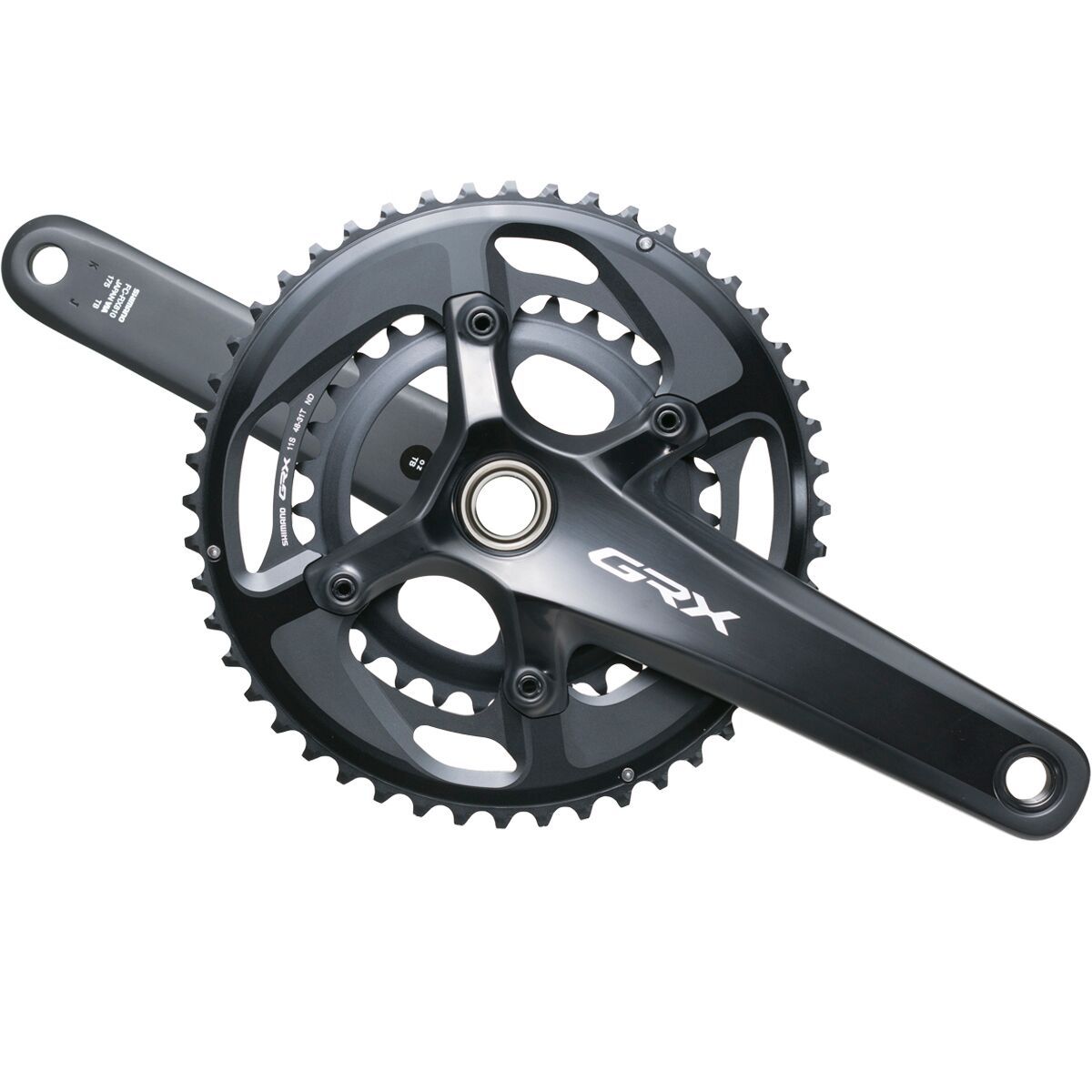 Shimano GRX FC-RX810 Crankset Black, 175mm, 31/48