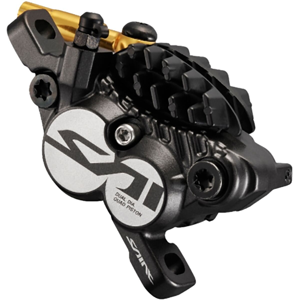 Shimano Shimano Saint BR-M820 Brake Caliper Black/Gold, One Size