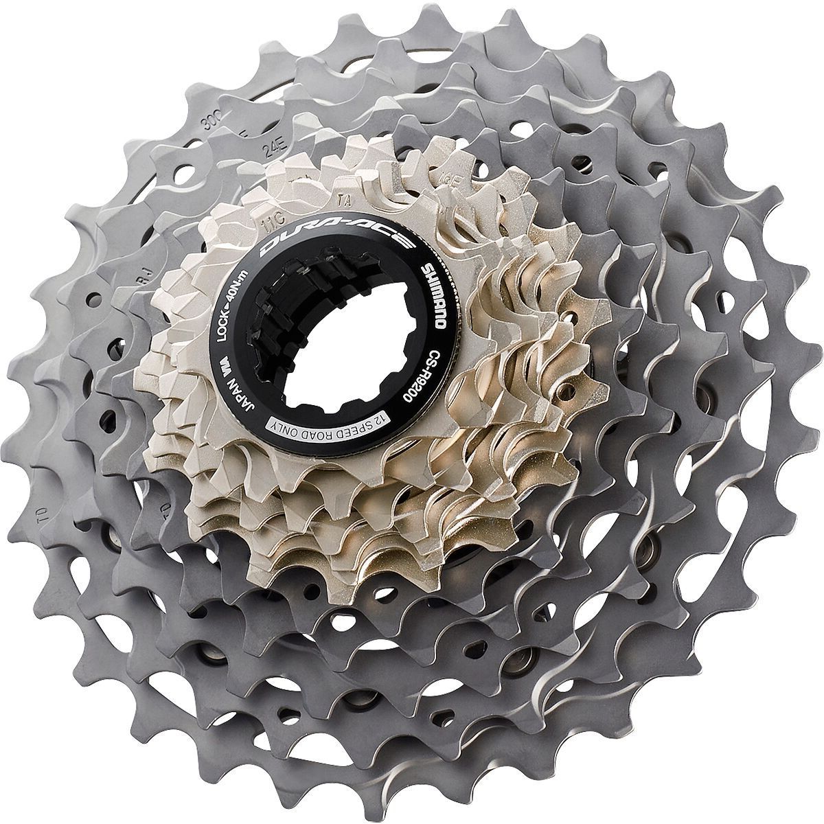 Shimano Dura-Ace CS-R9200 12-Speed Cassette Silver, 11-30T, 12-Speed