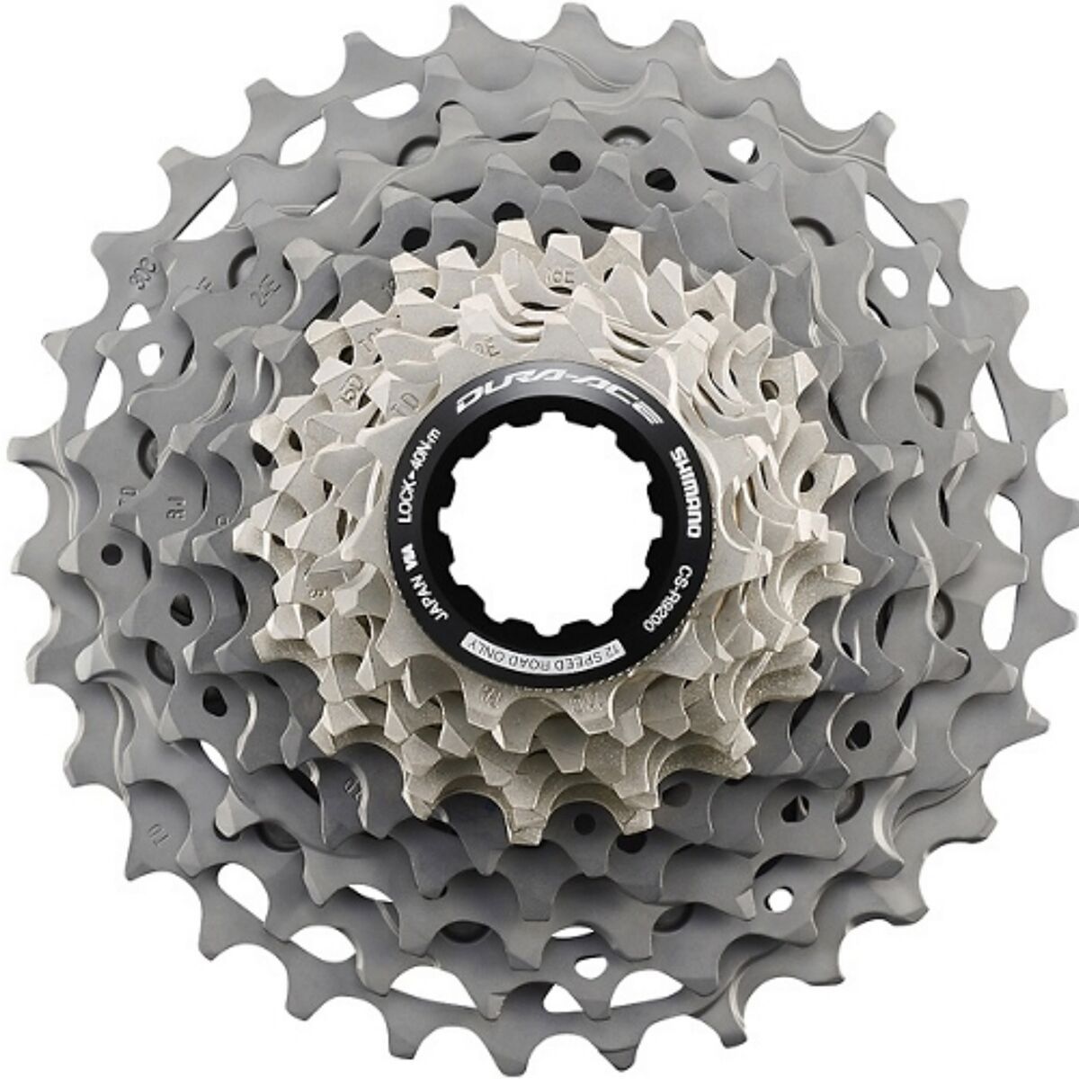 Shimano Shimano Dura-Ace CS-R9200 12-Speed Cassette Silver, 11-34T, 12-Speed