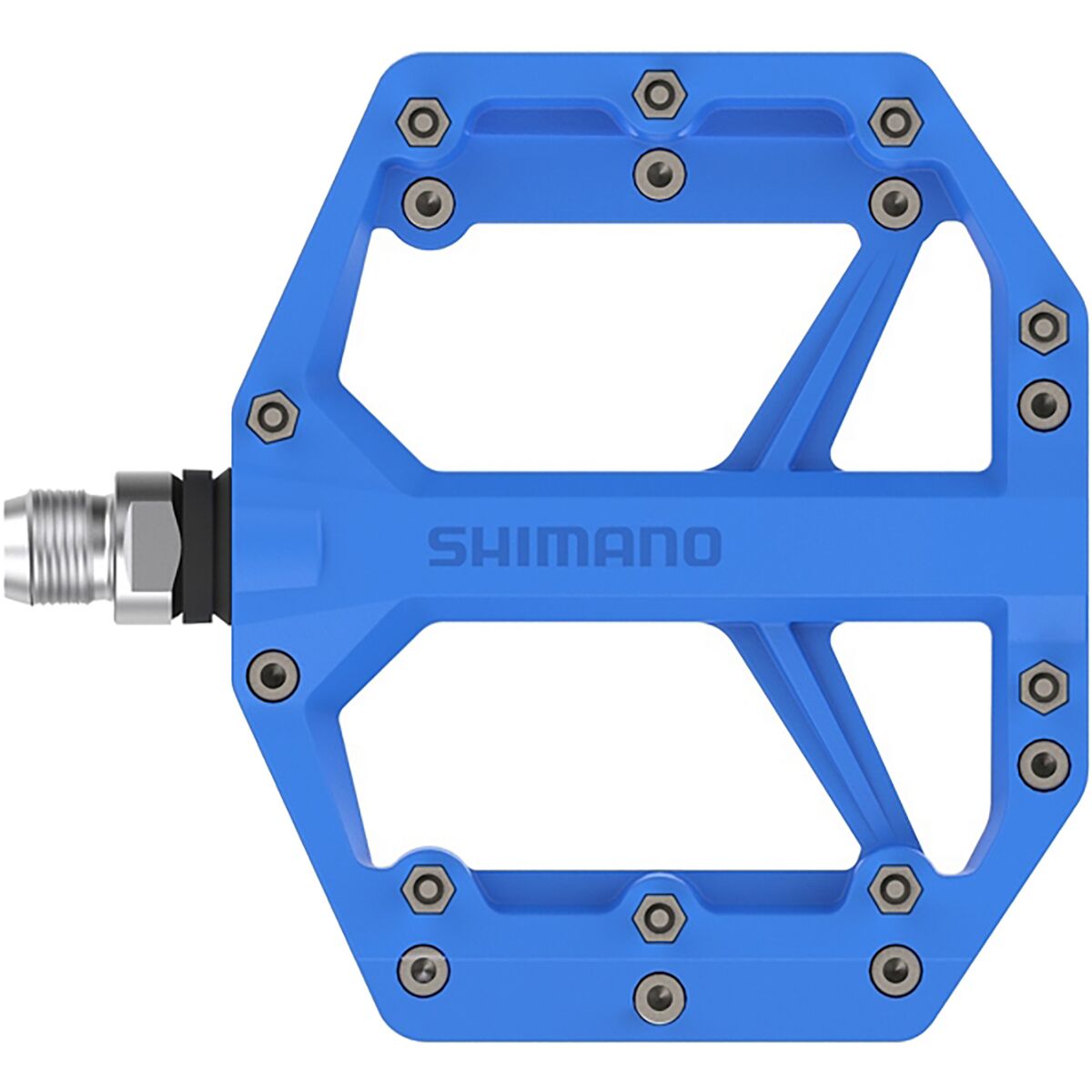 Shimano PD-GR400 Flat Pedals Blue, One Size