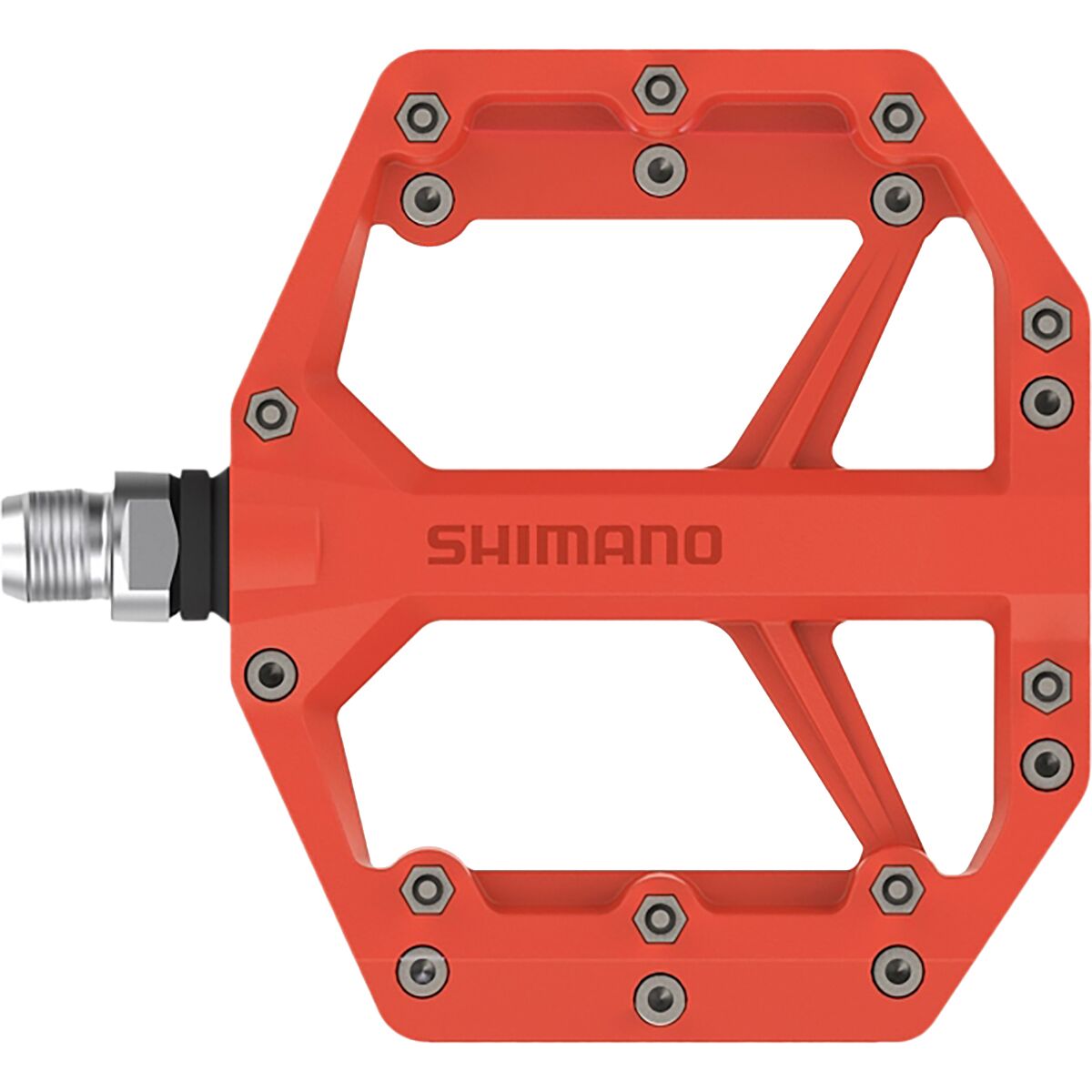 Shimano PD-GR400 Flat Pedals Red, One Size