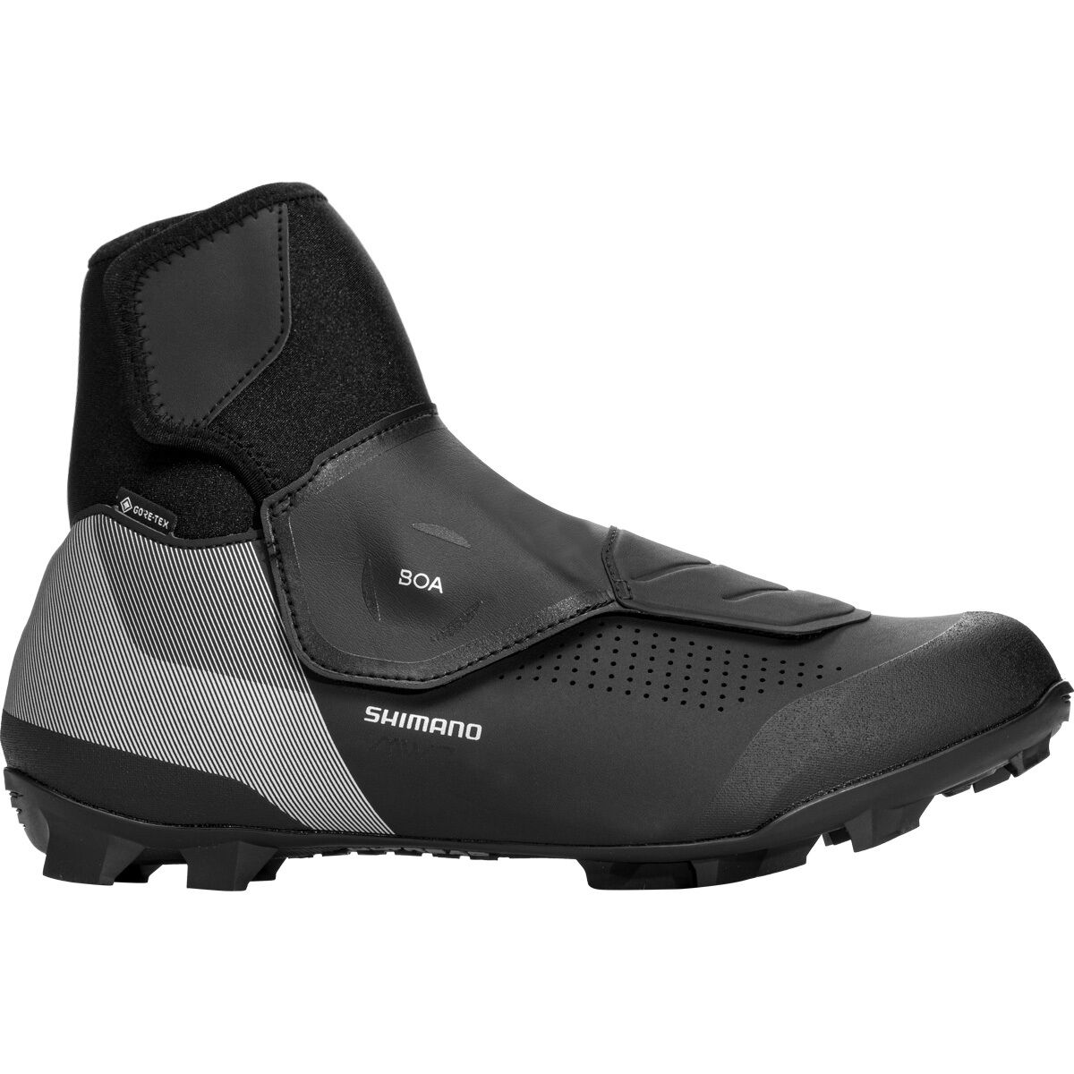 Shimano MW702 Mountain Wide Bike Shoe - Men's Black, 42.0