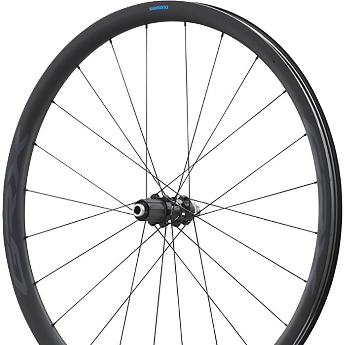 Shimano GRX WH-RX870 Carbon Gravel Wheelset - Tubeless Black, Set