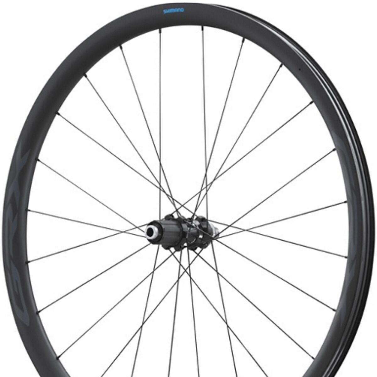 Shimano Shimano GRX WH-RX870 Carbon Gravel Wheel - Tubeless Black, Front