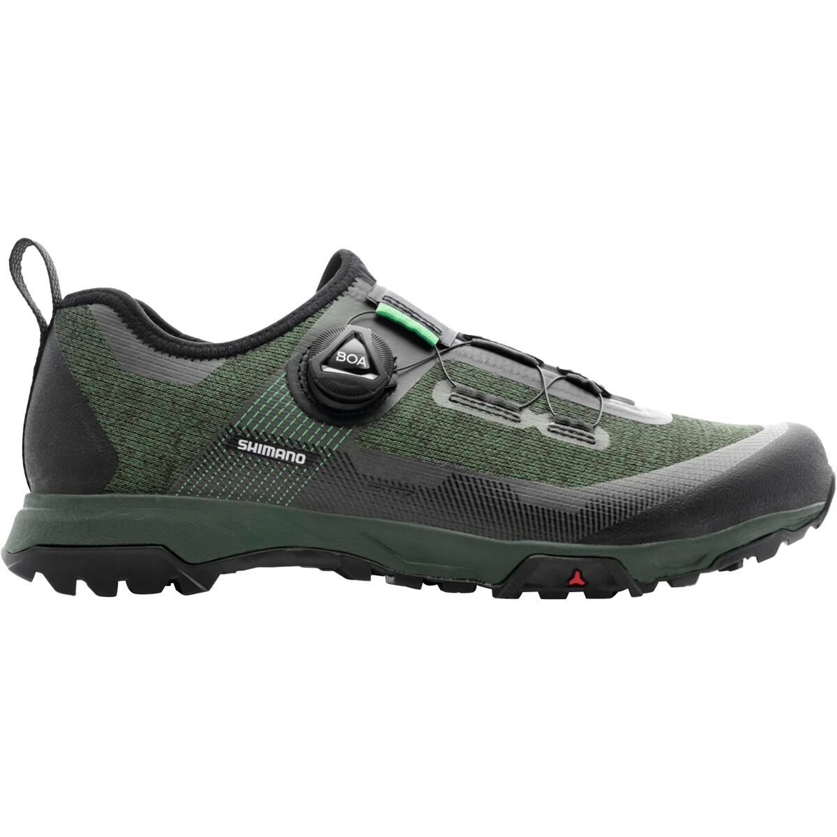 Shimano ET701 Touring Flat Shoe - Men's Green, 43.0