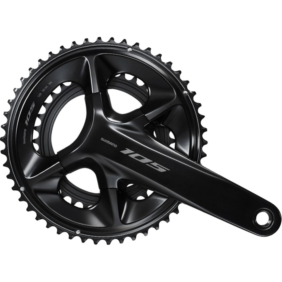 Shimano Shimano 105 R7100 Crankset Black, 170MM, 52-36t