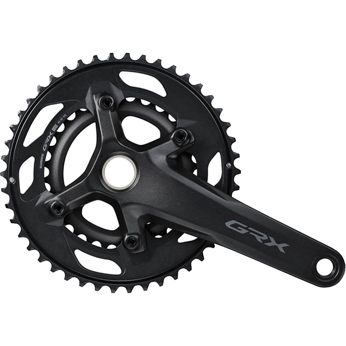 Shimano Shimano GRX RX610 Crankset Black, 175MM, 46-30t