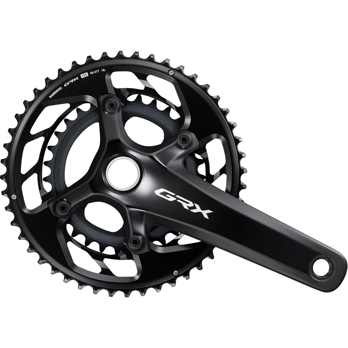 Shimano Shimano GRX RX820 Crankset Black, 170MM, 48-31t