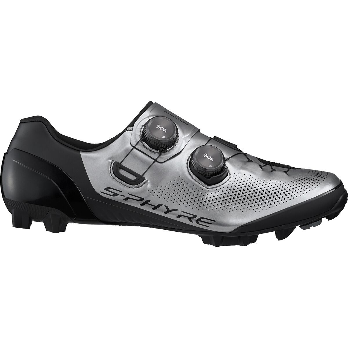 Shimano XC903 S-PHYRE Cycling Shoe - Men's Limited Edition Silver, 46.0
