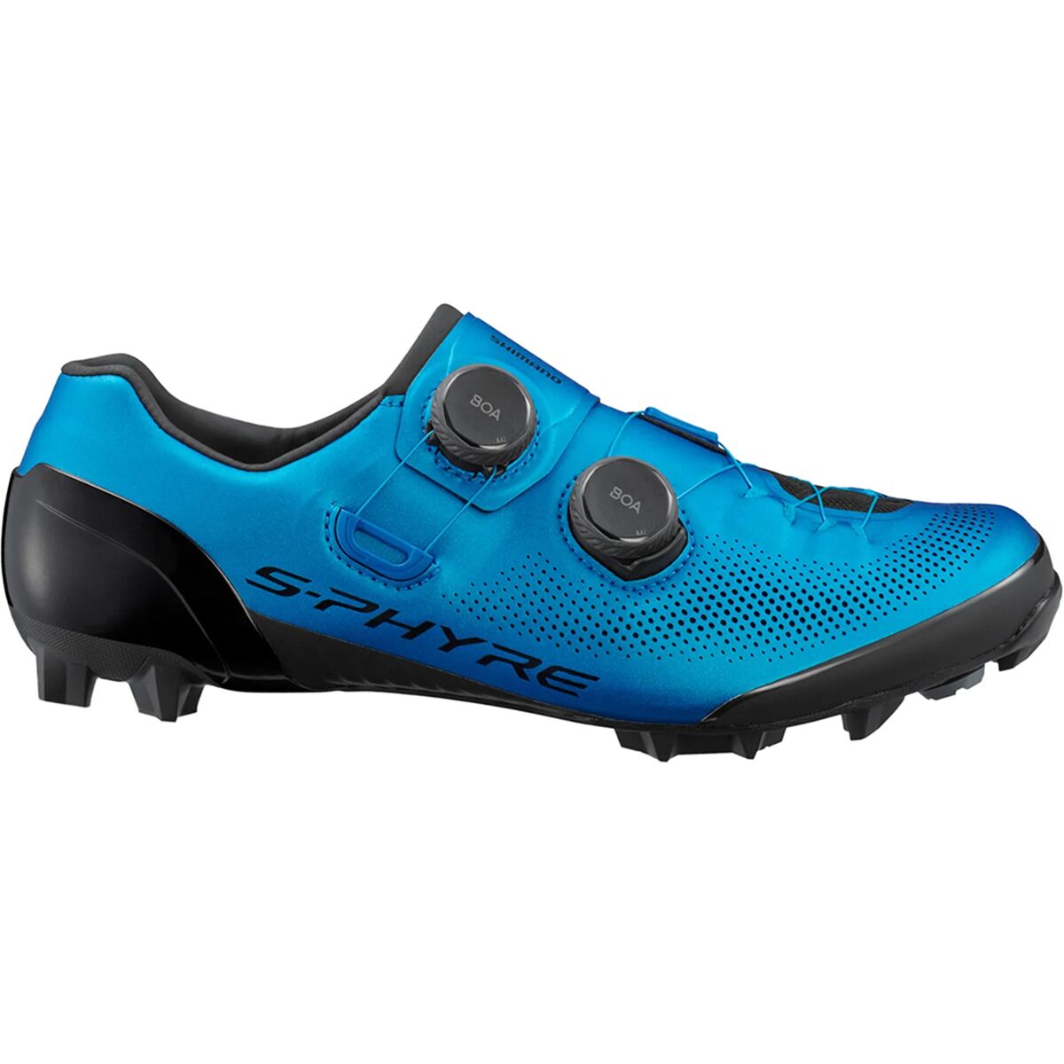 Shimano XC903 S-PHYRE Wide Cycling Shoe - Men's Blue, 46.0