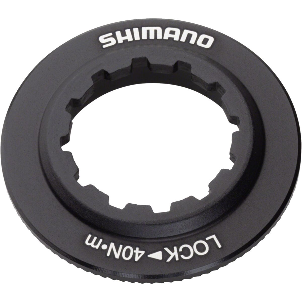 Shimano XT SM-RT81 Centerlock Rotor Lockring Black, Internal spline