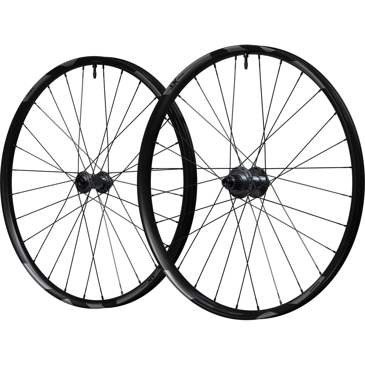 Shimano Deore XT M8200 29in Wheelset - Tubeless Black, 28h, 15x110/12x148mm, Microspline
